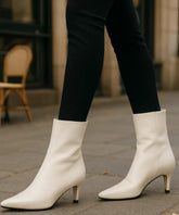 Bota Feminina Cano Médio Com Salto Fino Elegante | Ivi